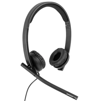 Logitech H570E USB austiņas ar mikrofonu Melnas