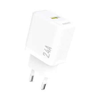 Dudao A23 USB-A lādētājs 2.4A, balts