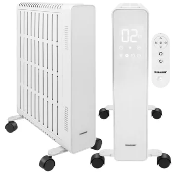 Eļļas radiators Kaminer Arvell 2500W, 11 ribas, WiFi, balts