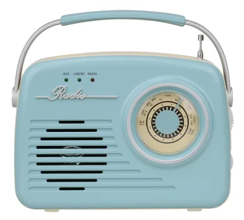 Setty Retro P350 Bluetooth skaļrunis ar FM radio, zils