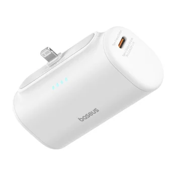 Ārējais akumulators Baseus Compact IP 5000mAh 20W, balts