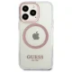 Apple iPhone 13 Pro 6.1\'\' Guess Metal Outline Magsafe Case Cover, Pink | Telefona Maciņš Vāks Apvalks Bampers