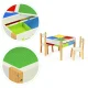 Ecotoys XKF002 koka bērnu mēbeļu komplekts: galds un 2 krēsli