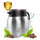 Vakuuma termosa kannu komplekts Berdsen BD-780, 2 x 2 L, sudraba krāsā