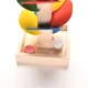 Koka izglītojošā rotaļlieta Koku bumbiņu trase Montessori
