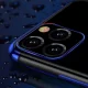 Caurspīdīgs vāciņš Xiaomi Mi 11 ar galvanizētu rāmi Clear Color 0.3mm, melns
