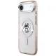 Karl Lagerfeld IML Choupette Sketch Logo MagSafe vāciņš iPhone 17 Air, Rozā
