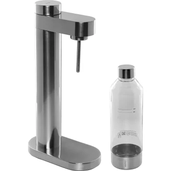 Gāzētā ūdens automāts Stelton Brus Carbonator, sudraba