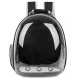 Salokāms Dzīvnieku Ceļošanas Mugursoma Koferis, 28-68x32x42cm, Melns | Pet Cat Dog Travel Backpack