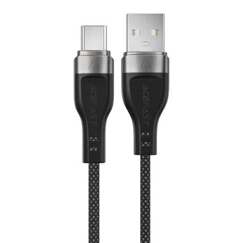 Acefast C11-04 USB-A uz USB-C kabelis 3A 1.2m, melns