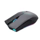 Bezvadu spēļu pele Machenike M721, 10000 DPI, RGB, melna