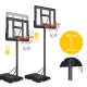 Movepro brīvi stāvošs basketbola grozs ar regulējamu augstumu līdz 305 cm