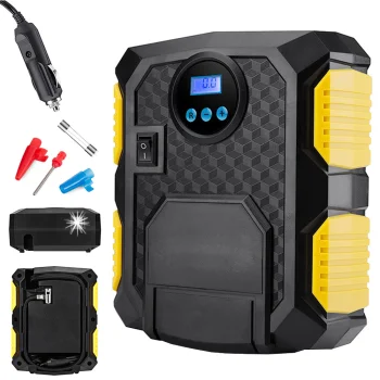 Auto kompresors - sūknis 12V 150PSI/10BAR 120W ar LED un LCD