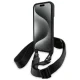 BMW M Edition Carbon Stripe & Strap vāciņš iPhone 16, melns