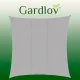 Gardlov saules buras nojume 3.6x3.6m, pelēka