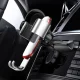 Baseus Metal Age Gravity Car Mount Air Vent Phone Bracket Holder for CD Slot, Silver | Auto Telefona Turētājs CD...