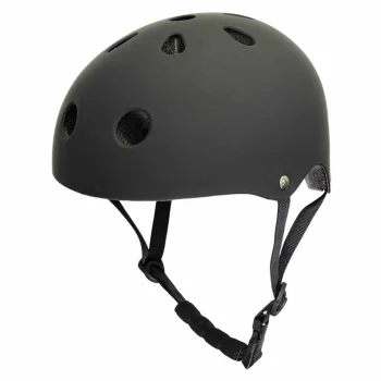 Bērnu velo ķivere Trike Fix ar LED, regulējama, M (55-58 cm), melna