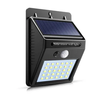 Dārza Apgaismojums Nakts Lampa ar Saules Bateriju Akumulatoru un Kustības Sensoru 30 LED SMD | Solar with Motion...