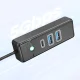 Orico PWC2U-U3 3 portu USB centrmezgls (2x USB-A 3.0, 1x USB-C 3.0) 1.8m melns