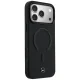 Mercedes Leather 3D MagSafe vāciņš iPhone 17 Pro, melns