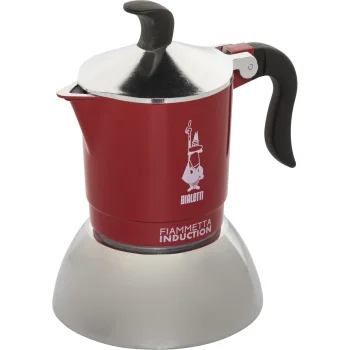 Bialetti Fiammetta Induction espresso kafijas automāts, 2 tasītes, Sarkans