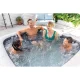 Intex 28450NP PureSpa piepūšamais džakuzi 4 personām, 175x71 cm, pelēks