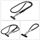 Tech-Protect C10S Rope tālruņa siksniņu komplekts, Black Titanium
