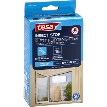 Tesa Insect Stop Standard pretinsektu tīkls logam 1.5 x 1.8 m, balts 55680