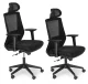 ModernHome ergonomisks biroja krēsls, melns