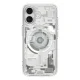 Spigen Ultra Hybrid Mag vāciņš iPhone 17 ar MagSafe Zero One, pelēks