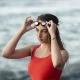 Peldēšanas Niršanas Brilles + Deguna klipsis un ausu aizbāžņi | Swimming Diving Goggles Glasses