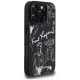 Karl Lagerfeld Grained Pattern MagSafe vāciņš iPhone 16 Pro Max, melns