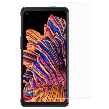 Samsung Galaxy Xcover 6 Pro (SM-G736) / Xcover Pro 2 - Aizsargstikls (Šaurs līdz Izliekumiem) | Tempered Glass Screen...