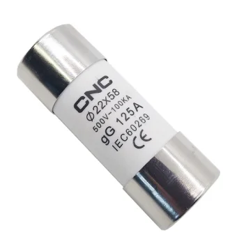 Drošinātājs gG 125A 500V, 22x58 mm