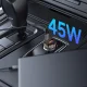 Tech-Protect CC01 45W auto lādētājs USB-A / USB-C, melns