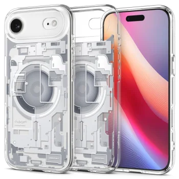 Spigen vāciņš Ultra Hybrid Mag paredzēts iPhone 17 Air / 17, MagSafe, Zero One White