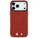 BMW M FW Metal Logo MagSafe vāciņš Apple iPhone 17 Pro Max, Sarkans