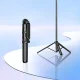 Ugreen LP586 teleskopisks selfiju stabs un statīvs ar Bluetooth pulti 1.5m, melns