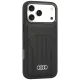 Audi vāciņš Synthetic Leather Case MagSafe priekš iPhone 18 Pro Max / 17 Pro Max, melns