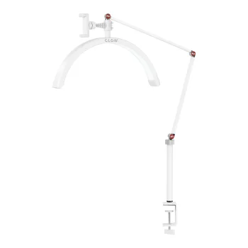 Glow MX3 bezēnu kosmētikas lampa pie galda stiprināma 20W, balta
