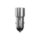 Dudao R4PQ USB / USB-C automašīnas lādētājs PD QC 22.5W, Pelēks