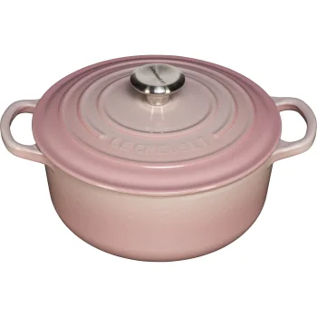 Čuguna katls Le Creuset Signature apaļš 20 cm, 2.4 l, shell pink