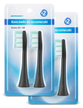 Berdsen B3 / B4 skaņas zobu birstes uzgaļi, 4 gab.