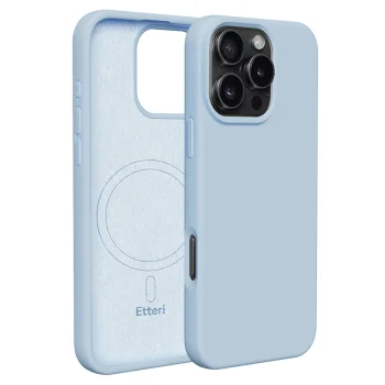 Etteri Silicone Mag vāciņš iPhone 16 Pro Max 6,9", gaiši zils
