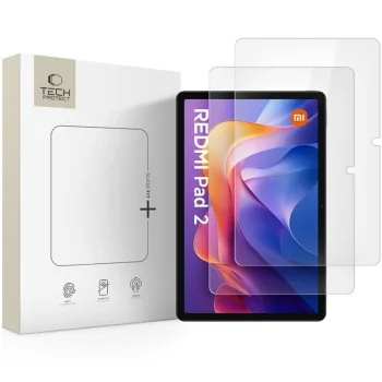 Tech-Protect Glass Fit+ aizsargstikls Xiaomi Redmi Pad 2 11.0 / SE 11.0 (2 gab.), caurspīdīgs