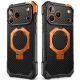 Supcase UB Grip Mag MagSafe vāciņš iPhone 18 Pro Max, melns/oranžs