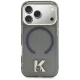 Karl Lagerfeld IML K Head Logo MagSafe vāciņš iPhone 17 Pro, melns