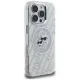 Karl Lagerfeld IML Glitter Karl & Choupette MagSafe vāciņš iPhone 16 Pro Max, Pelēks