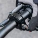 Velosipēda zvaniņš Rockbros 34210028001 Q-veida līdz 100 dB, melns