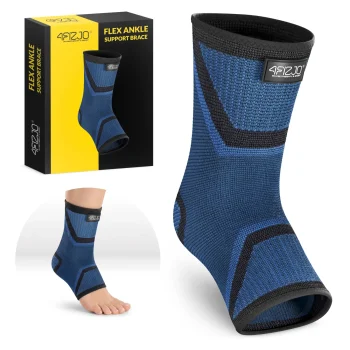 4Fizjo 923 elastīga potītes locītavas ortoze, XL, melna/zila